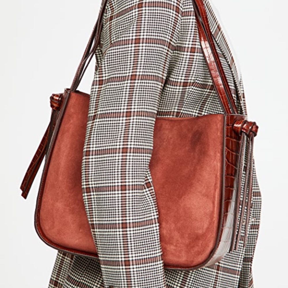 Loeffler Randall Marnie Turned Out Tote with Knot, EUC